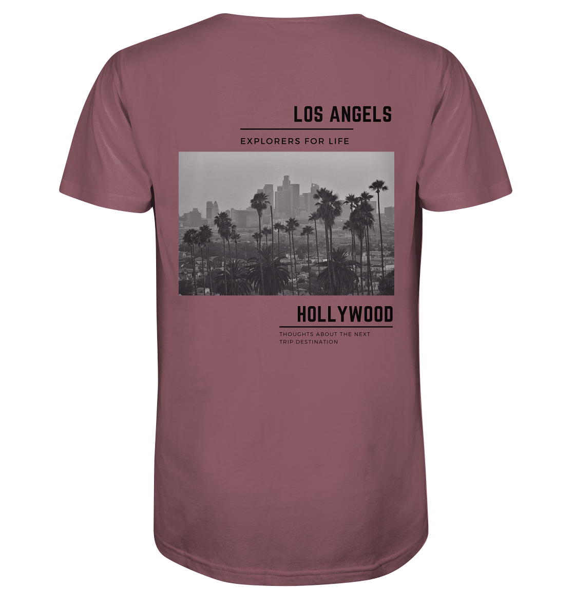 Bio Baumwolle T-Shirt vegan fair Nachhaltigkeit Reisen USA West Coast California Los Angeles