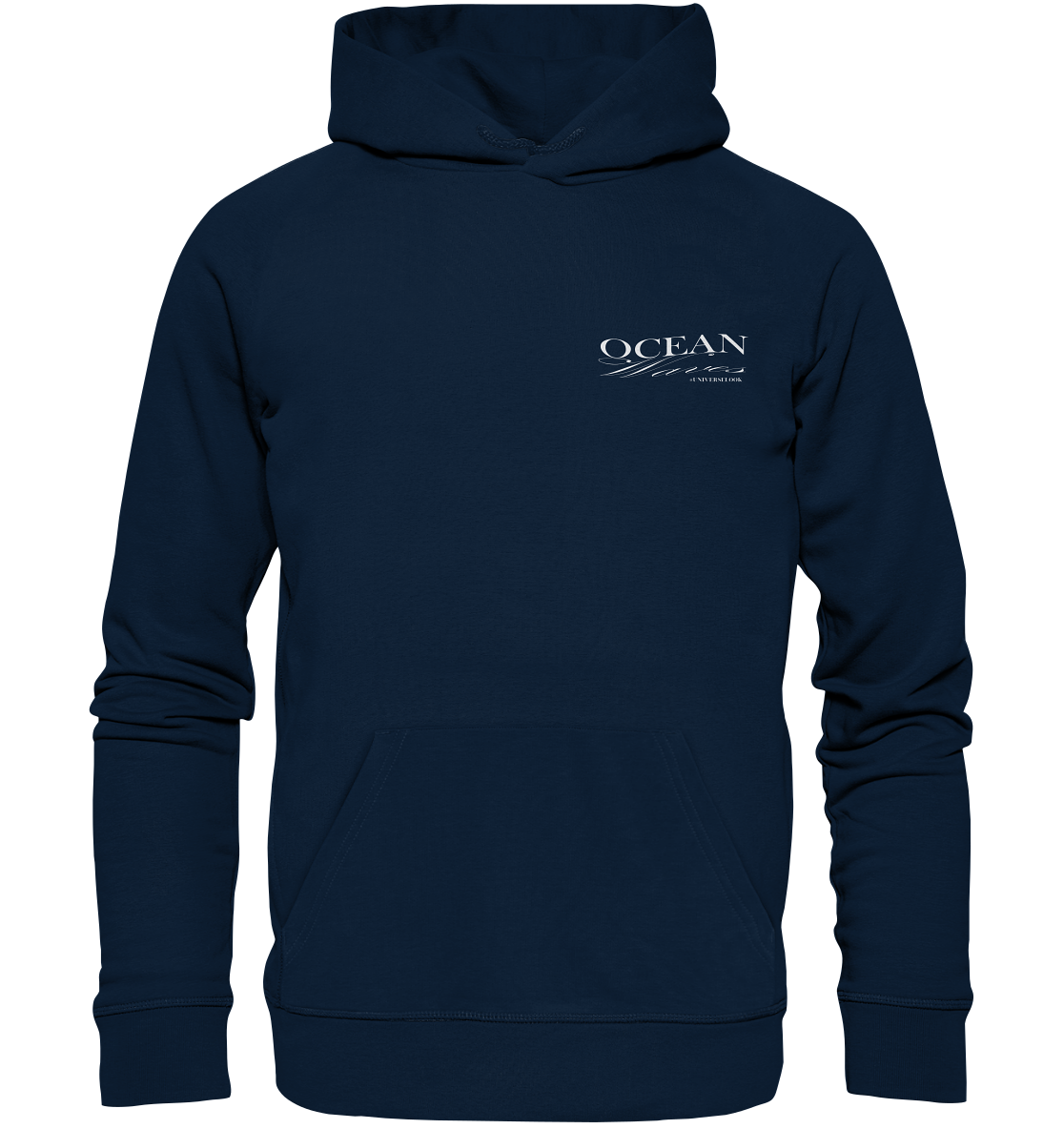 Bio Baumwolle Hoodie vegan fair Nachhaltigkeit Reisen Ocean Welle