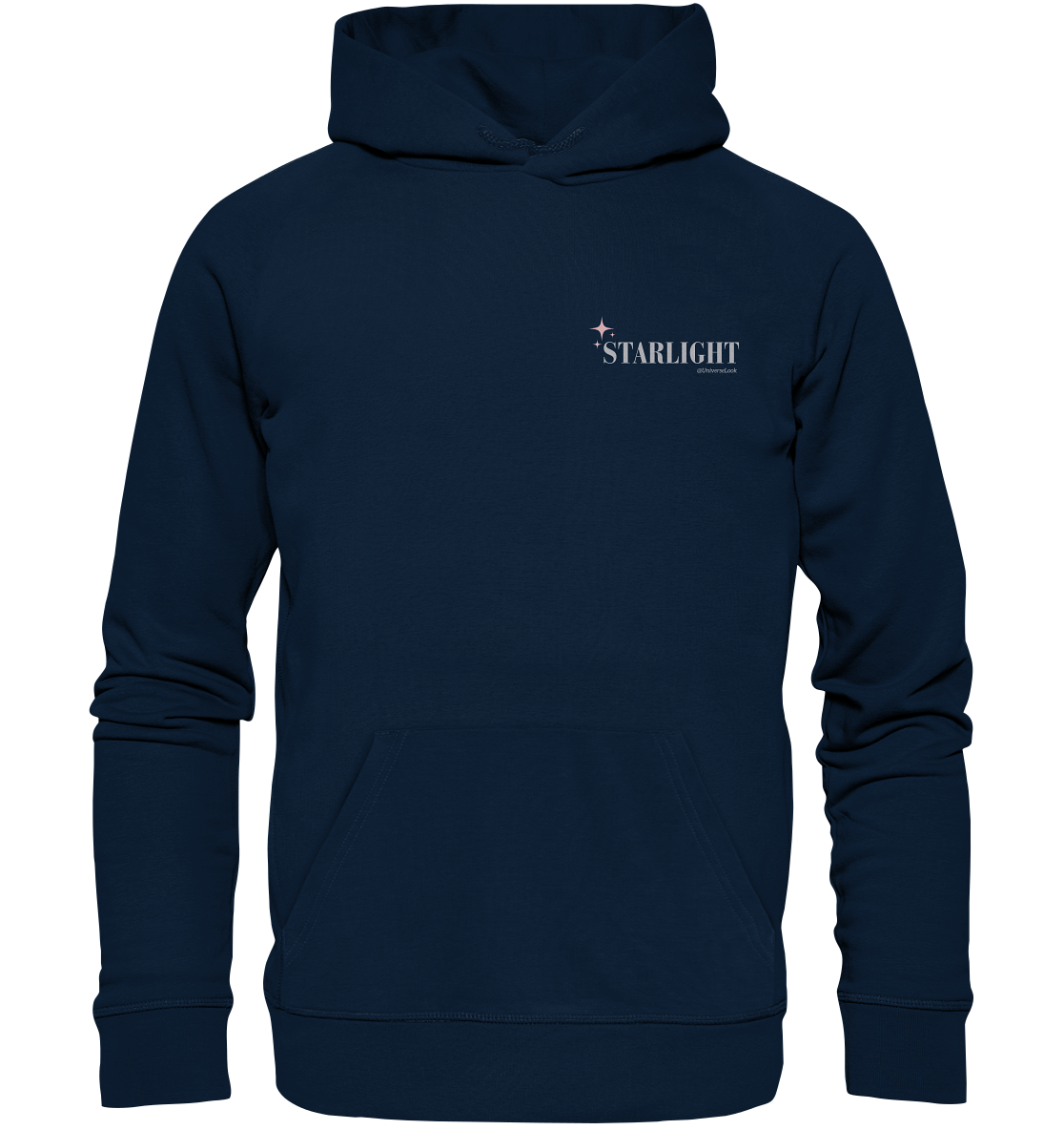 Bio Baumwolle Hoodie vegan fair Nachhaltigkeit Starlight Sterne Universum Magische Motive