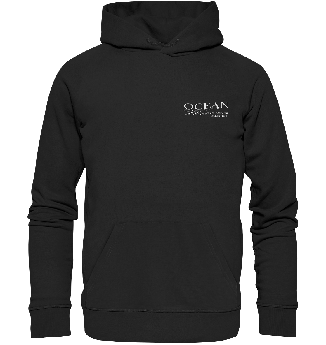 Bio Baumwolle Hoodie vegan fair Nachhaltigkeit Reisen Ocean Welle